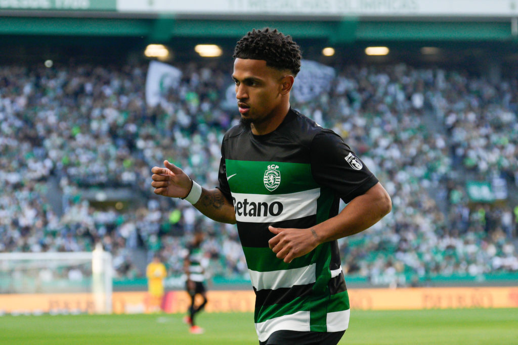 Marcus Edwards of Sporting CP in action during the Liga