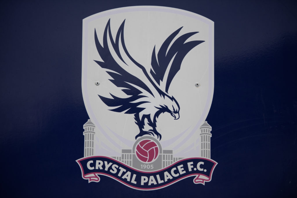 Crystal Palace badge during game v Brentford FC - Premier League
