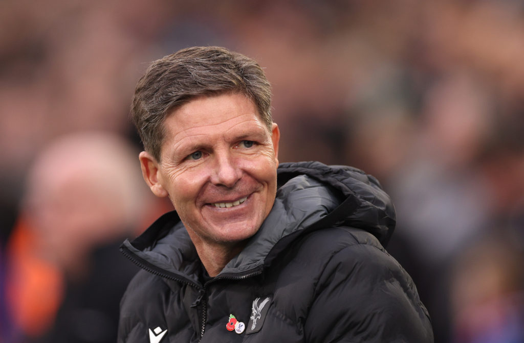 Oliver Glasner managing Crystal Palace