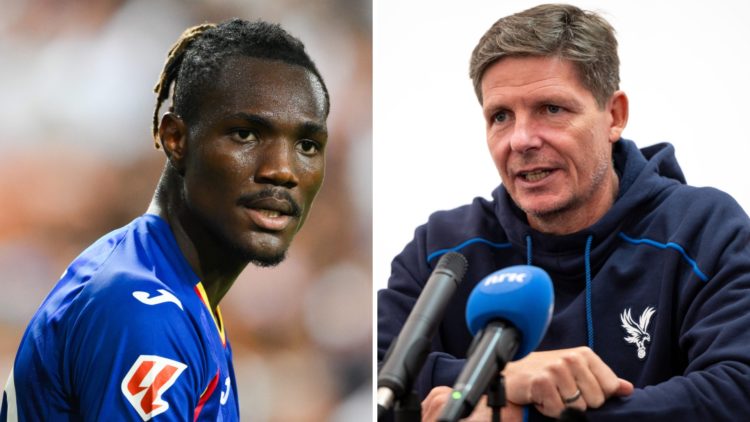 Split image of Christantus Uche and Oliver Glasner