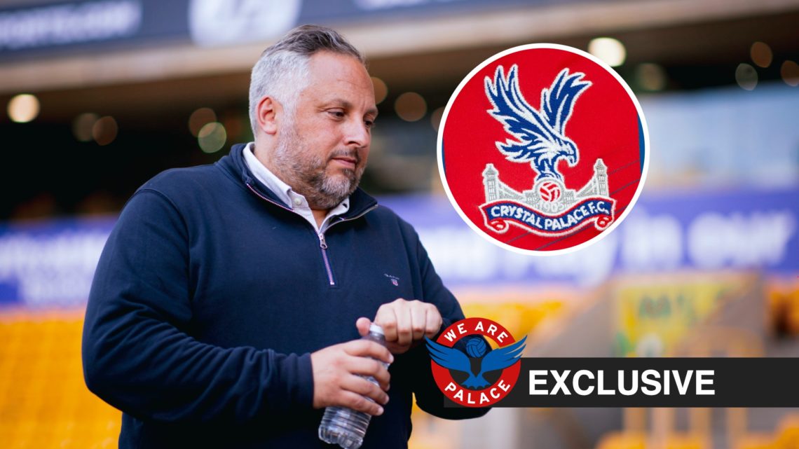 Matt Hobbs at Molineux, Crystal Palace badge, WAP logo and exclusive label inset