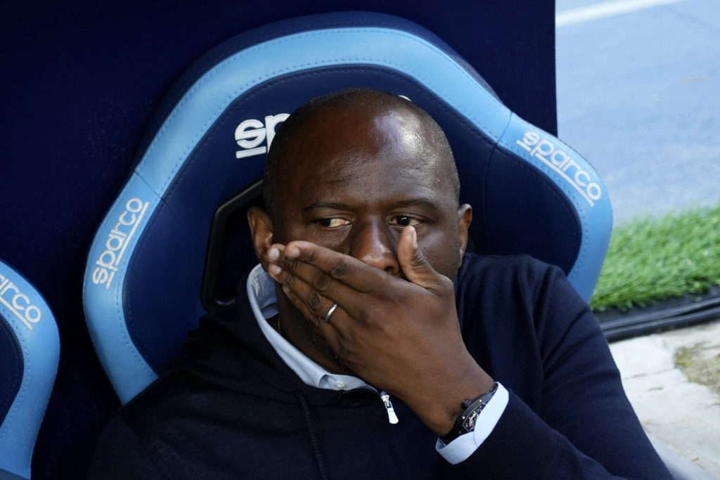 Head Coach Patrick Vieira of Genoa CFC.