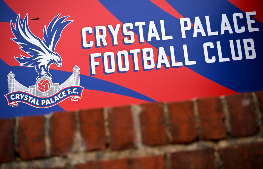 A Crystal Palace football club sign