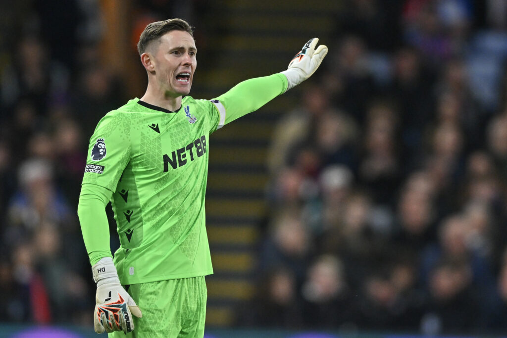 Dean Henderson in action for Crystal Palace