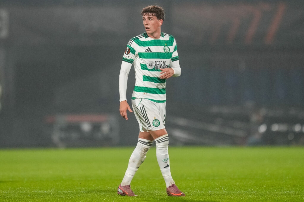 Arne Engels in action for Celtic