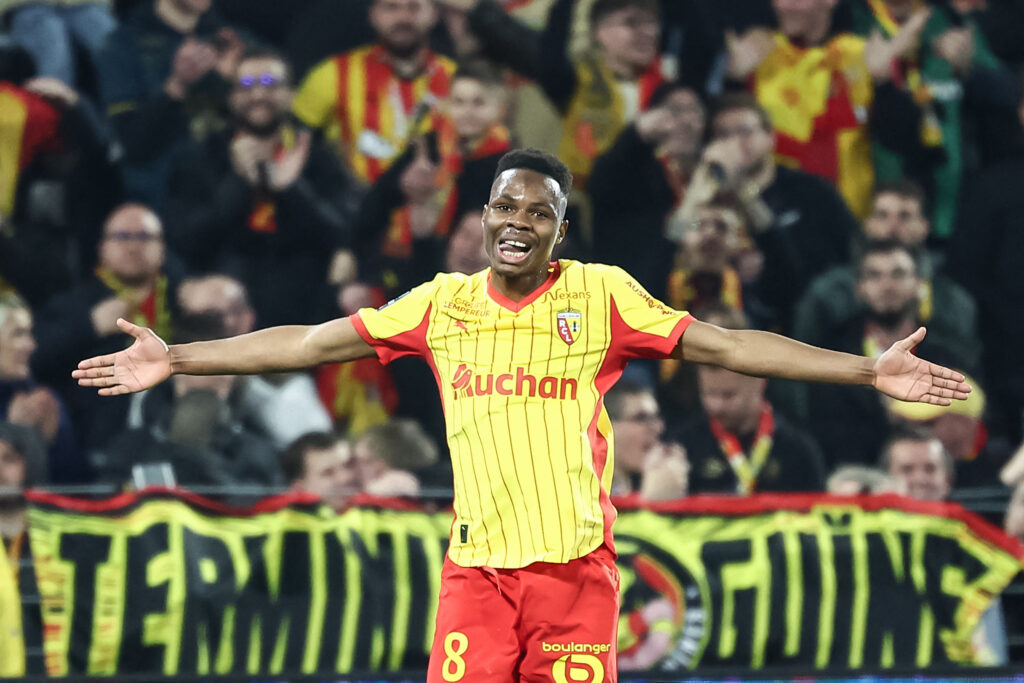 Mamadou Sangare in action for RC Lens