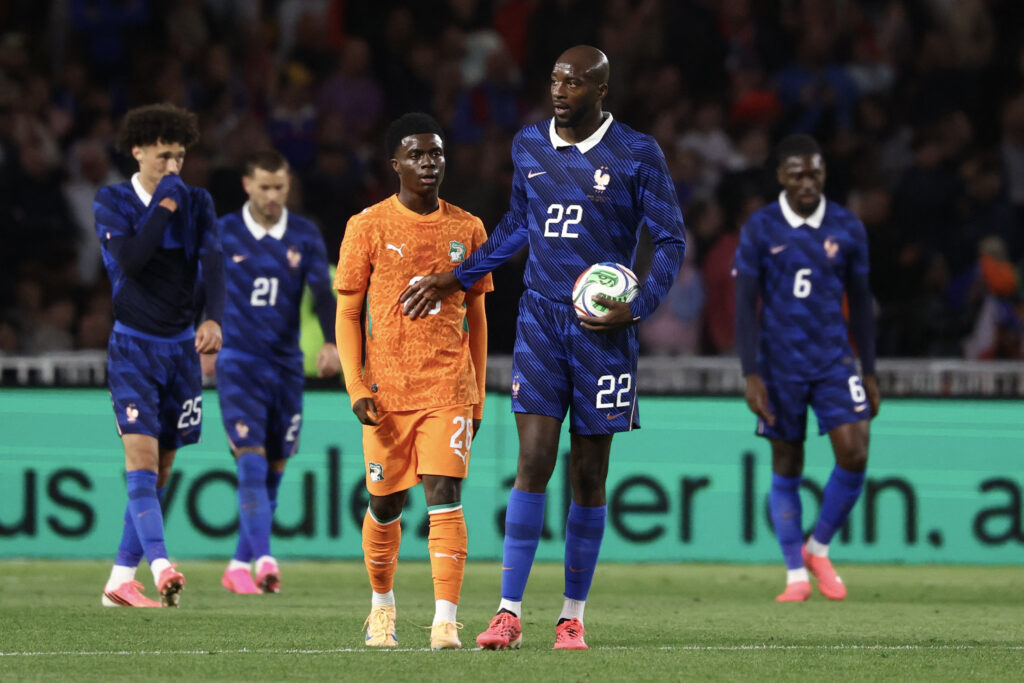 Jean-Philippe Mateta in action for France