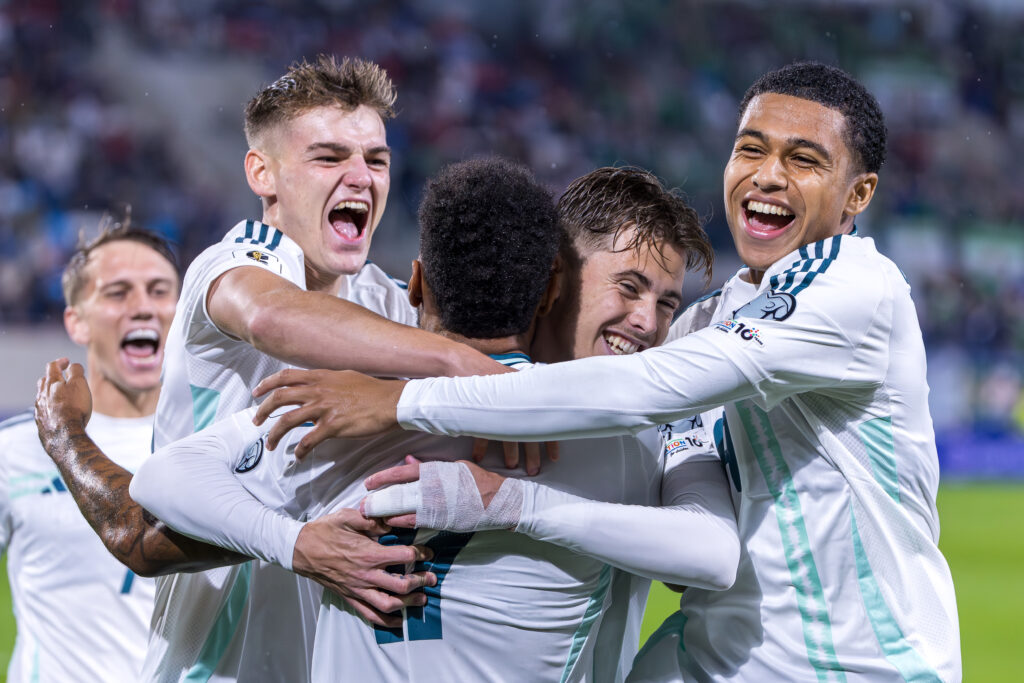 Justin Devenny and Shea Charles: Luxembourg v Northern Ireland - FIFA World Cup 2026 Qualifier