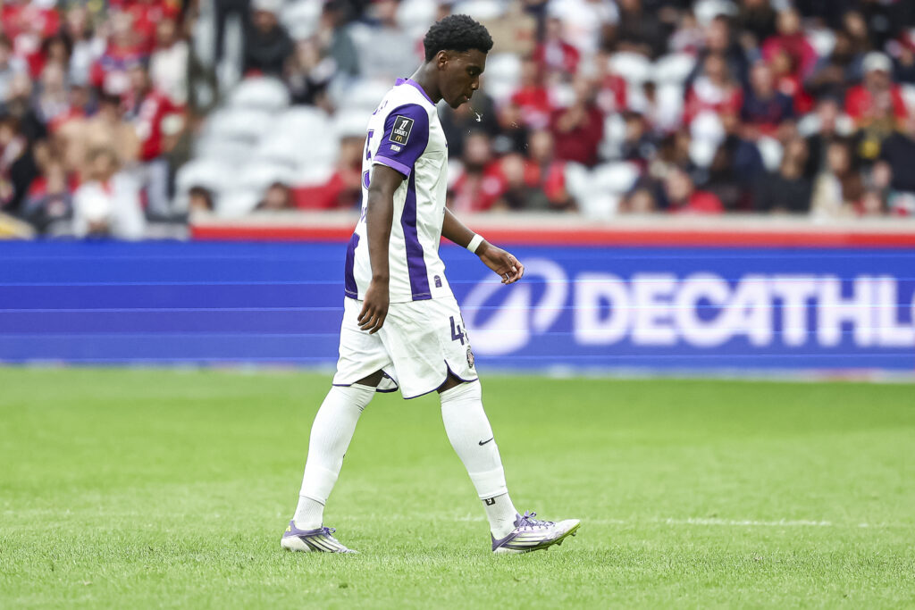 Alexis Vossah in action for Toulouse