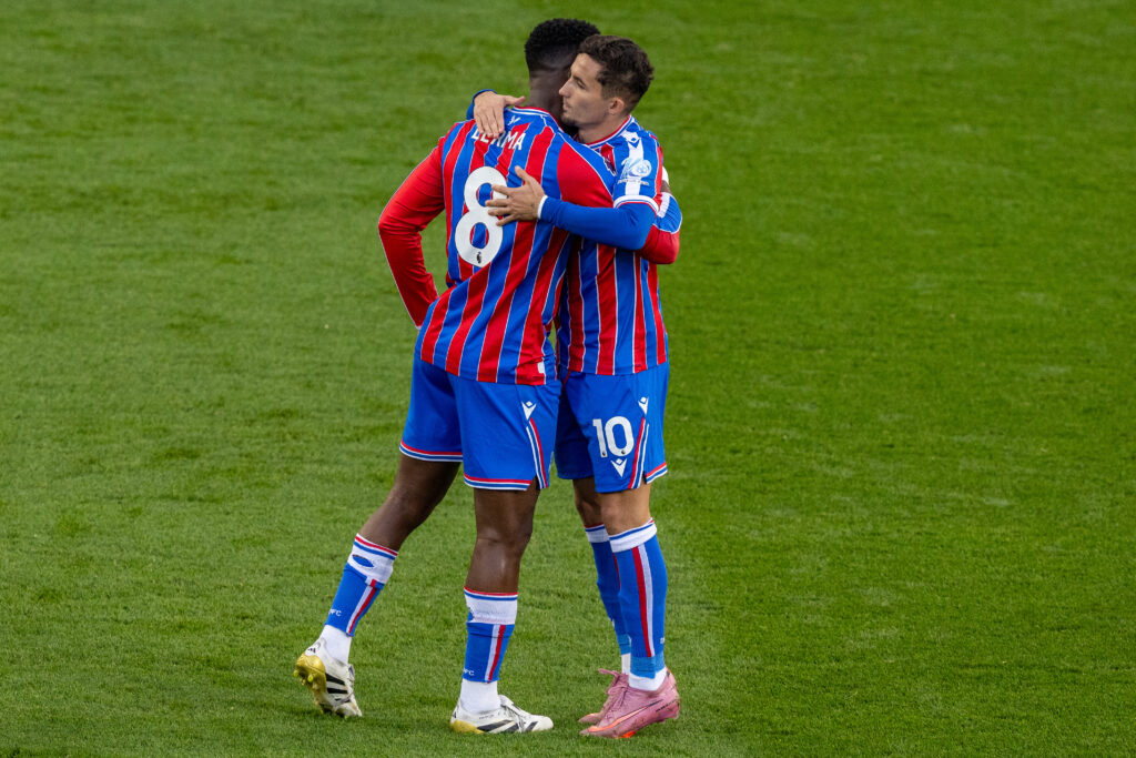 Jefferson Lerma and Yeremy Pino: Crystal Palace v Brentford - Premier League