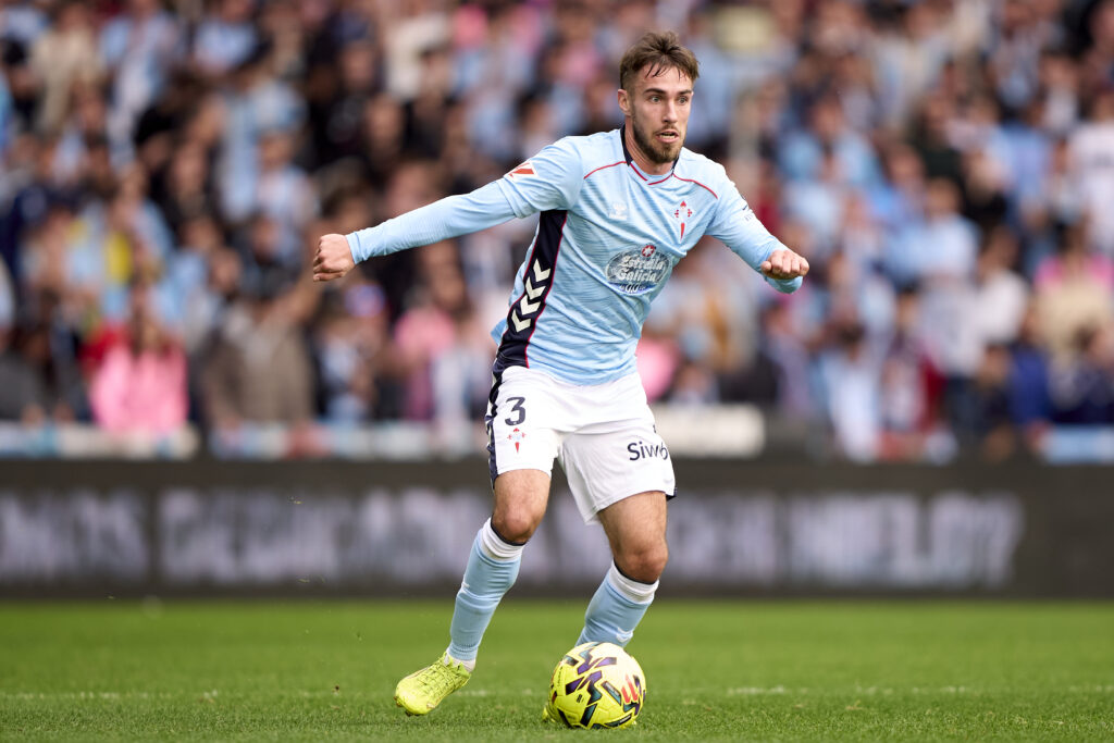 Oscar Mingueza: RC Celta de Vigo v Valencia CF - LaLiga EA Sports
